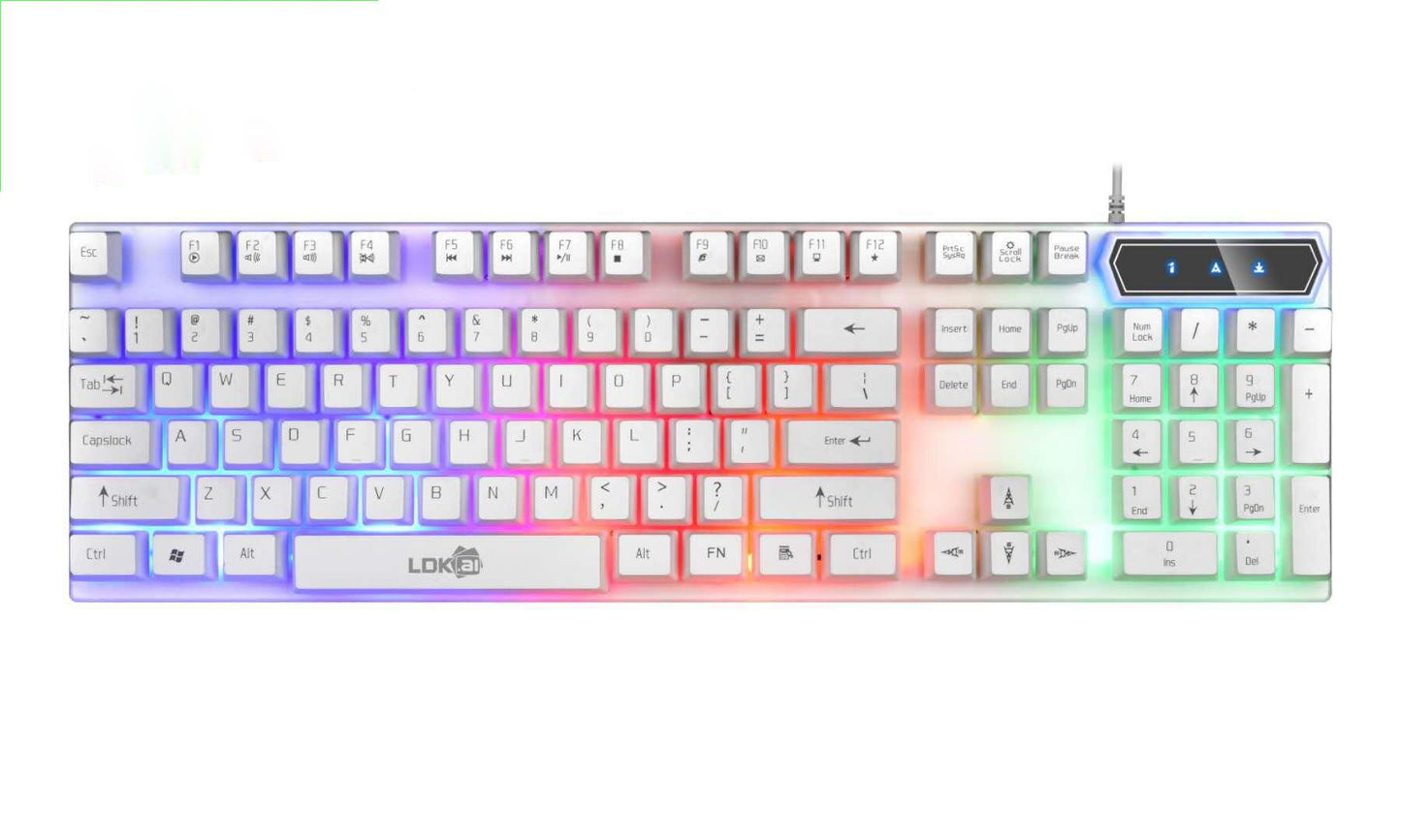 USB Keyboard And Mouse Light Up Game Kit