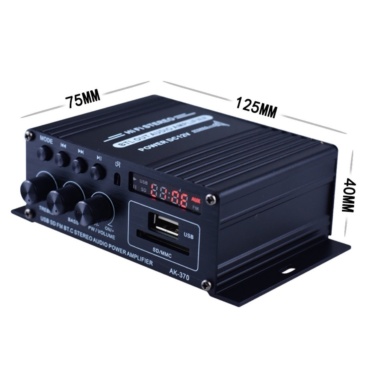 Bluetooth car amplifier